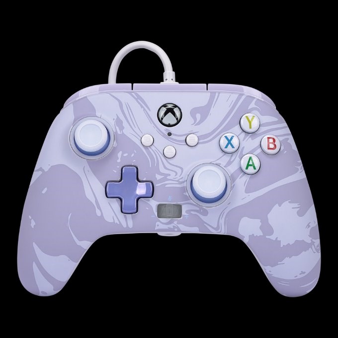 PowerA Enhanced Wired Controller for Xbox Series X|S - Lavender Swirl